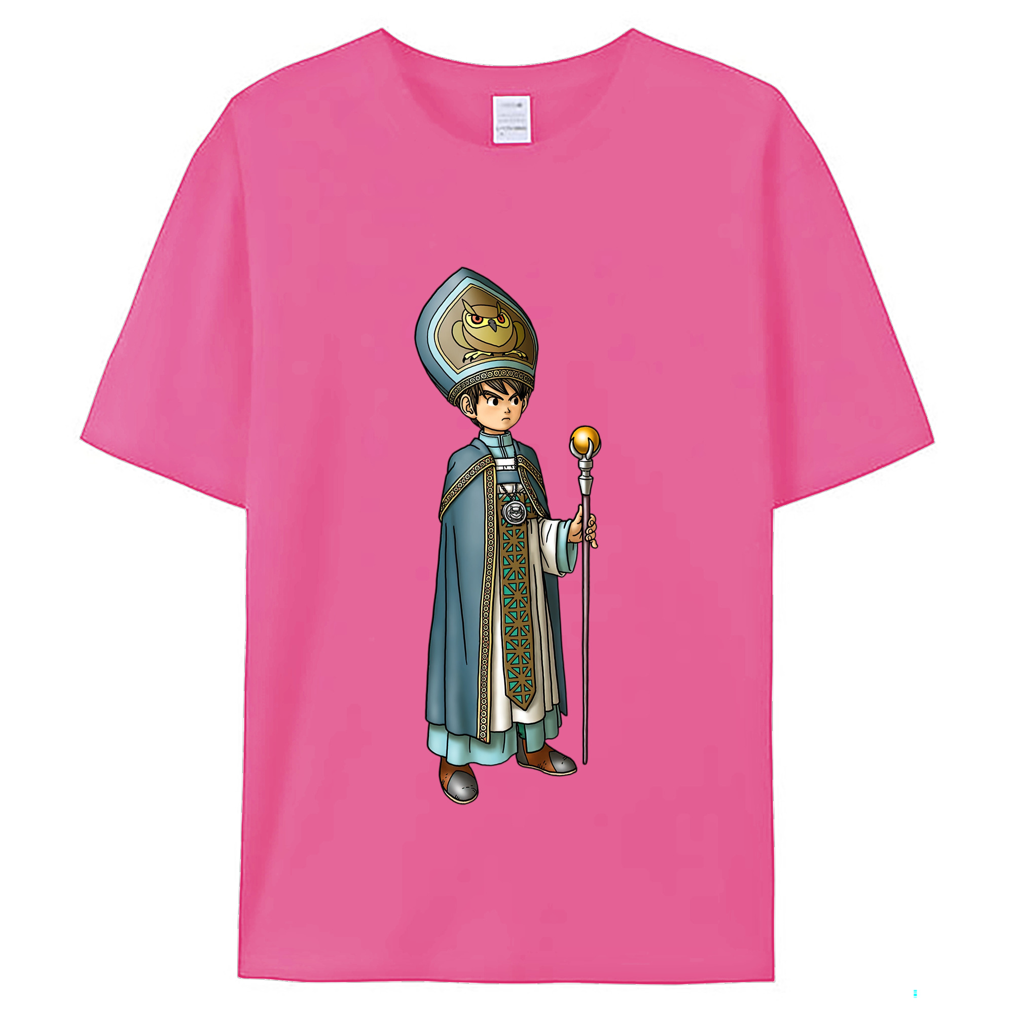 （画像用） ドラゴンクエスト Doragon Kuesuto Dragon Quest レディースカジュアルプリントTシャツ（綿100％）